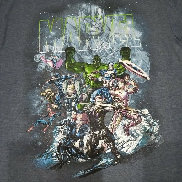 Marvel Comics Mad Engine Graphic Super Hero Comic Shirt Large NWT - Picture 2 of 4